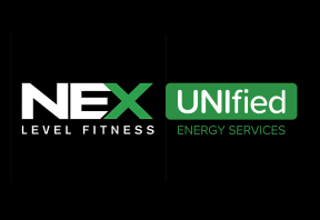 Logo of NEX Level and UNIfied Energy Together