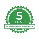 5 Year Workmanship